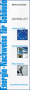 Merkblatt: Energie-Nachweise f�r Geb�ude